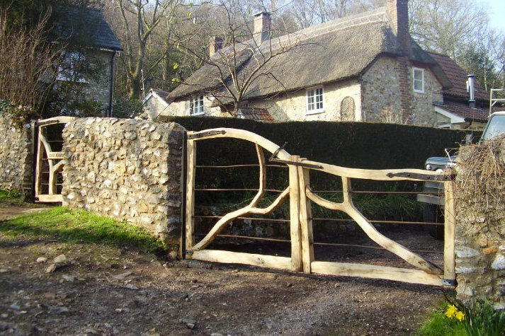 Oak Driveway gate