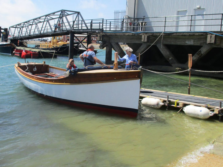 Restored Isabell II being launched