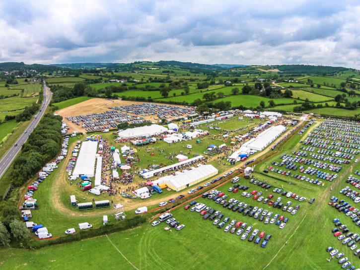 Axe Vale Show from above