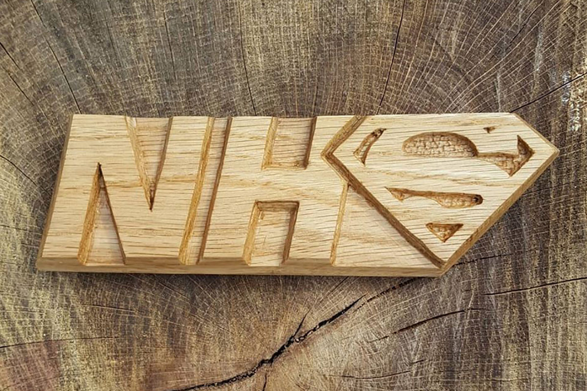 NHS Hero Plaque