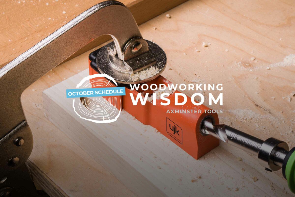 Woodworking Wisdom October schedule header